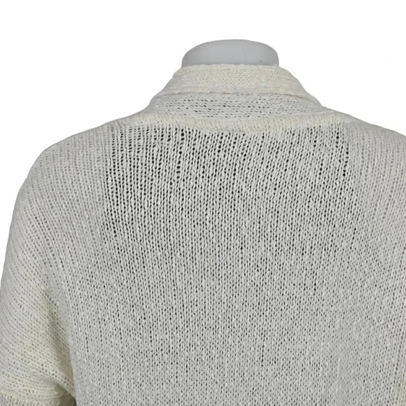 Aritzia Talula Cream Knit Cardigan Cashmere Angora Wool Open  Front Long Size XS - Picture 7 of 11